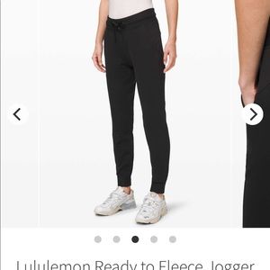 Lululemon ready to fleece jogger sz2